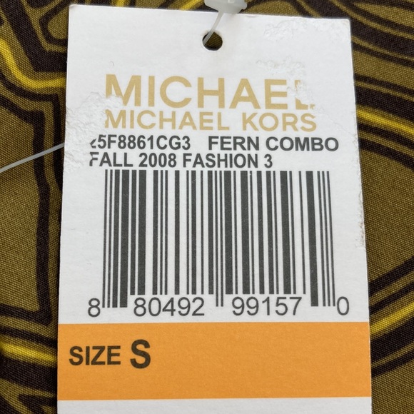 NWT Michael Kors Mini Sleeveless A-line Dress V-neck Sz Small - Picture 10 of 10